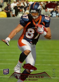 2010 Topps Prime - Red #75 Eric Decker  Front
