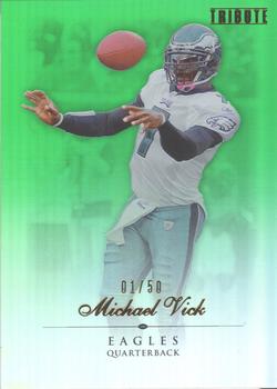 2010 Topps Tribute - Green #45 Michael Vick  Front