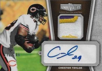 2010 Topps Unrivaled - Autographed Patch #UAP-CT Chester Taylor Front