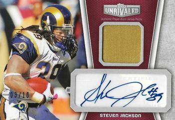 2010 Topps Unrivaled - Autographed Patch Red #UAP-SJ Steven Jackson  Front