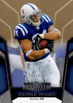 2010 Topps Unrivaled - Gold #99 Donald Brown  Front