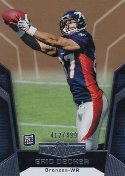 2010 Topps Unrivaled - Gold #110 Eric Decker  Front