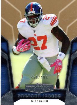 2010 Topps Unrivaled - Gold #91 Brandon Jacobs  Front