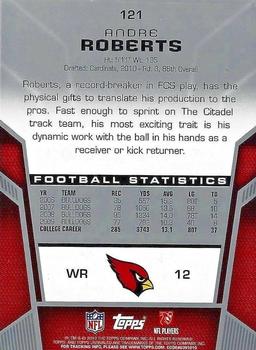 2010 Topps Unrivaled - Red #121 Andre Roberts  Back