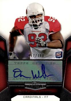 2010 Topps Unrivaled - Rookie Autographs #109 Dan Williams Front