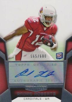 2010 Topps Unrivaled - Rookie Autographs #121 Andre Roberts Front