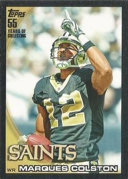 2010 Topps - Black #6 Marques Colston  Front
