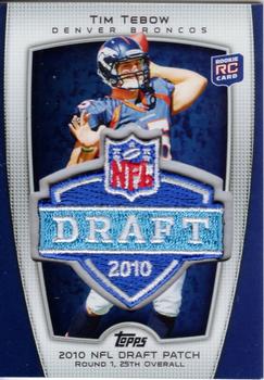 2010 Topps - Patches #TRGT-3 Tim Tebow  Front