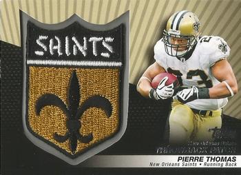 2010 Topps - Throwback Patch #LPC-26 Pierre Thomas  Front