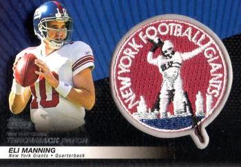 2010 Topps - Throwback Patch #LPC-40 Eli Manning  Front