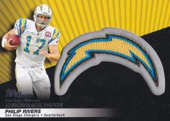 2010 Topps - Throwback Patch #LPC-48 Philip Rivers  Front
