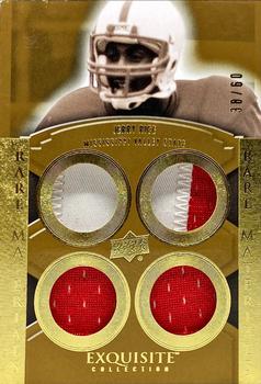 2010 Upper Deck Exquisite Collection - Rare Materials #ERM-JR Jerry Rice Front