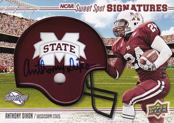2010 Upper Deck NCAA Sweet Spot - Rookie Signatures Variations #134 Anthony Dixon Front