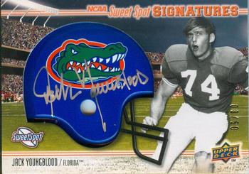 2010 Upper Deck NCAA Sweet Spot - Signatures Variations #SSS-JY1 Jack Youngblood Front