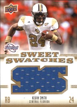 2010 Upper Deck NCAA Sweet Spot - Sweet Swatches #SSW-44 Kevin Smith  Front