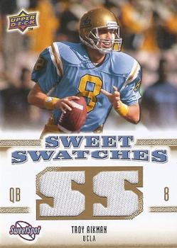 2010 Upper Deck NCAA Sweet Spot - Sweet Swatches #SSW-72 Troy Aikman  Front