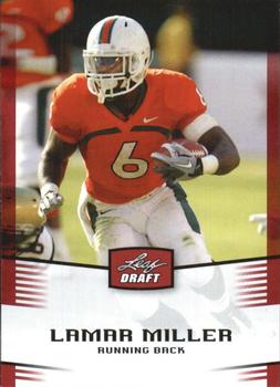 2012 Leaf Draft #28 Lamar Miller Front