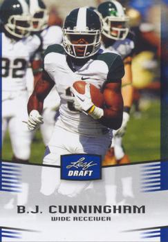 2012 Leaf Draft - Blue #4 B.J. Cunningham Front