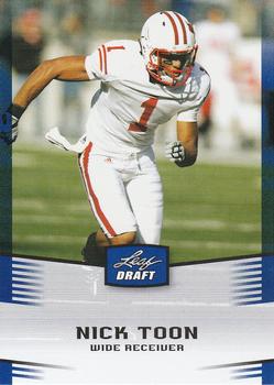2012 Leaf Draft - Blue #39 Nick Toon Front