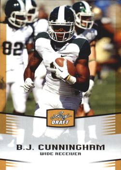 2012 Leaf Draft - Gold #4 B.J. Cunningham Front
