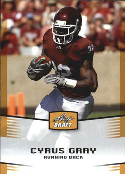 2012 Leaf Draft - Gold #10 Cyrus Gray Front
