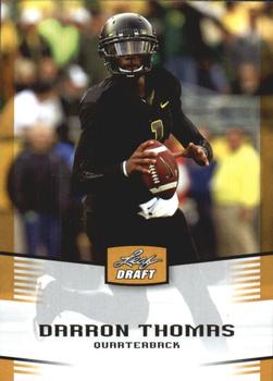2012 Leaf Draft - Gold #11 Darron Thomas Front