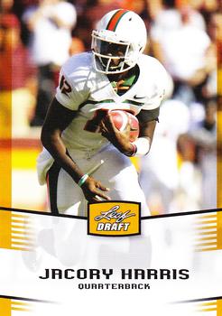 2012 Leaf Draft - Gold #22 Jacory Harris Front