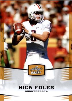 2012 Leaf Draft - Gold #37 Nick Foles Front