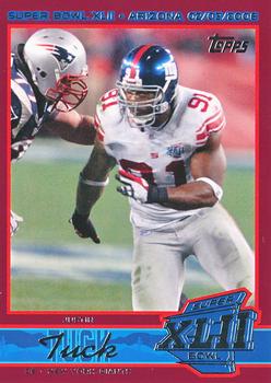2008 Topps New York Giants Super Bowl XLII Champions #21 Justin Tuck Front