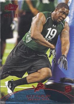 2011 Topps Prime - Red #21 Nick Fairley Front