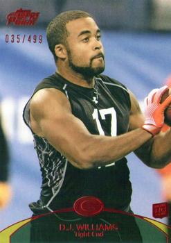 2011 Topps Prime - Red #24 D.J. Williams Front