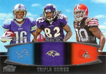 2011 Topps Prime - Triple Combo #TC-YSL Titus Young / Torrey Smith / Greg Little Front
