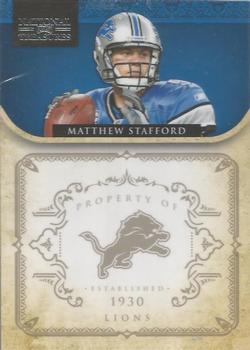 2011 Playoff National Treasures #50 Matthew Stafford Front