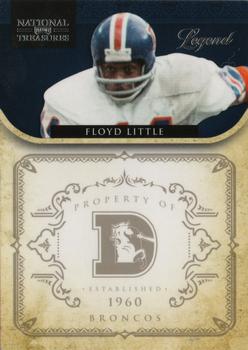 2011 Playoff National Treasures #156 Floyd Little Front