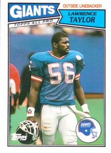 1987 Topps American/UK #5 Lawrence Taylor Front