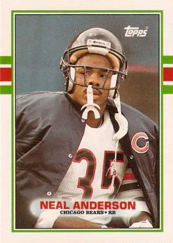 1989 Topps American/UK #17 Neal Anderson Front