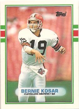 1989 Topps American/UK #3 Bernie Kosar Front