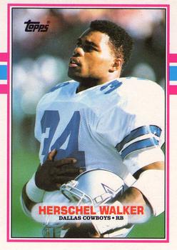 1989 Topps American/UK #26 Herschel Walker Front