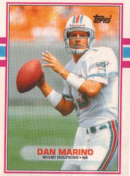 1989 Topps American/UK #33 Dan Marino Front