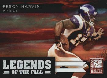 2011 Donruss Elite - Legends of the Fall Black #18 Percy Harvin Front