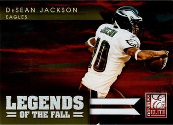 2011 Donruss Elite - Legends of the Fall Gold #5 DeSean Jackson Front