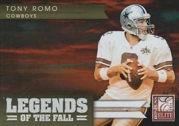 2011 Donruss Elite - Legends of the Fall Gold #23 Tony Romo Front