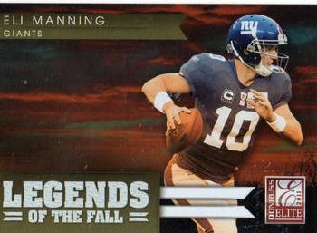 2011 Donruss Elite - Legends of the Fall Gold #8 Eli Manning Front