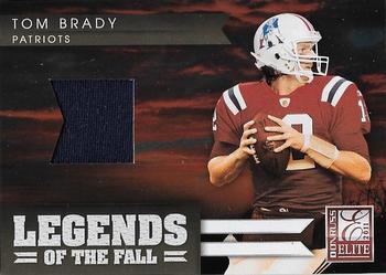 2011 Donruss Elite - Legends of the Fall Jerseys #24 Tom Brady Front