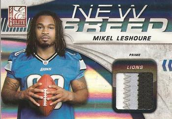 2011 Donruss Elite - New Breed Jersey Prime #25 Mikel Leshoure Front