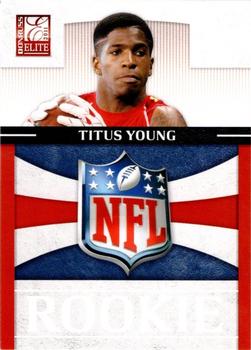 2011 Donruss Elite - Rookie NFL Shield #9 Titus Young Front