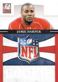 2011 Donruss Elite - Rookie NFL Shield #19 Jamie Harper Front