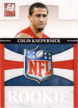 2011 Donruss Elite - Rookie NFL Shield #32 Colin Kaepernick Front