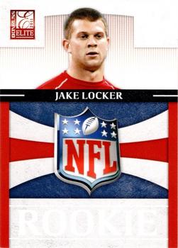 2011 Donruss Elite - Rookie NFL Shield #33 Jake Locker Front