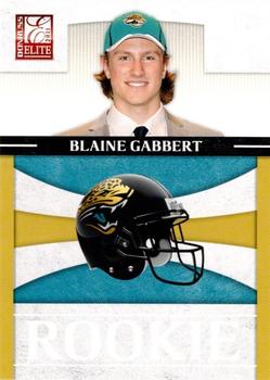 2011 Donruss Elite - Rookie NFL Team Logo #29 Blaine Gabbert Front